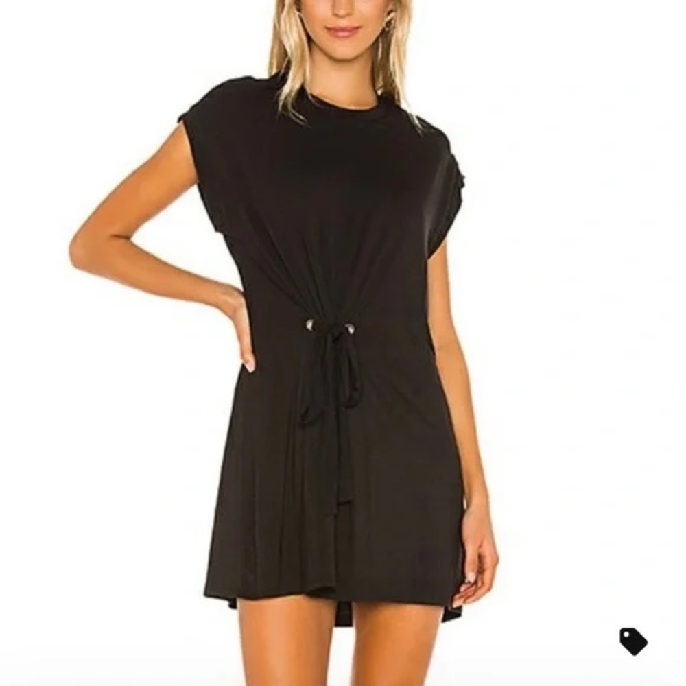 Lovers and friends cool girl oversized cinched shirt dress
